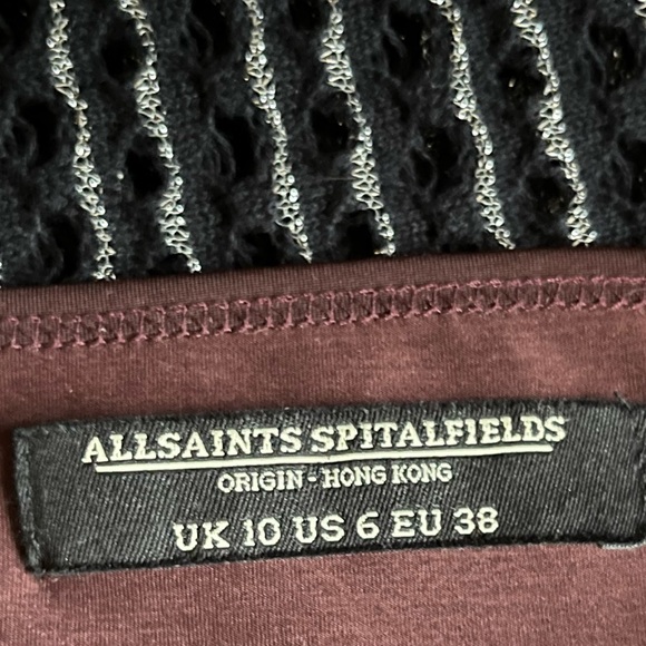 NWT All Saints Vintage Spitalfields Bandeau Slip body con dress UK 10 US 6 - Picture 7 of 8